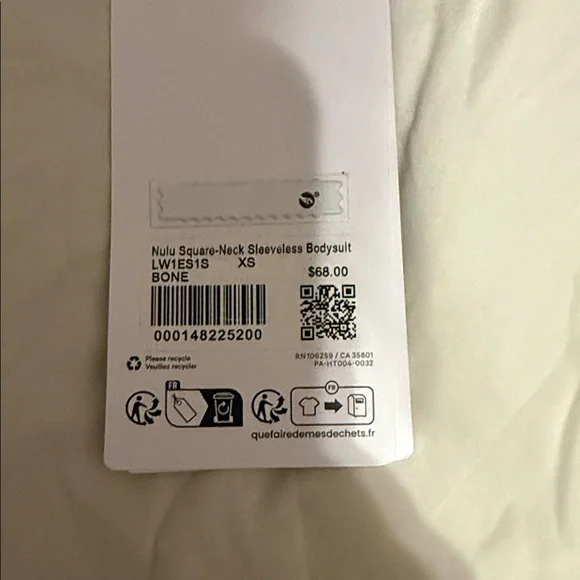 NWT Lululemon Wundermost Square Neck Bodysuit Size XS - Picture 4 of 5